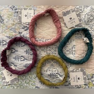 Kate Quinn Headband Bundle of 4. Size Medium Organic Cotton. Size Small Modal.